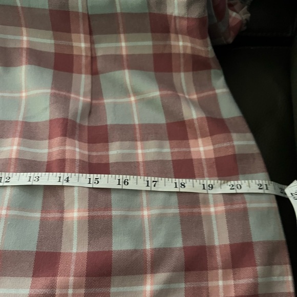 Collectif Classic Red and Gray Check Midi Dress EUC - Picture 9 of 12